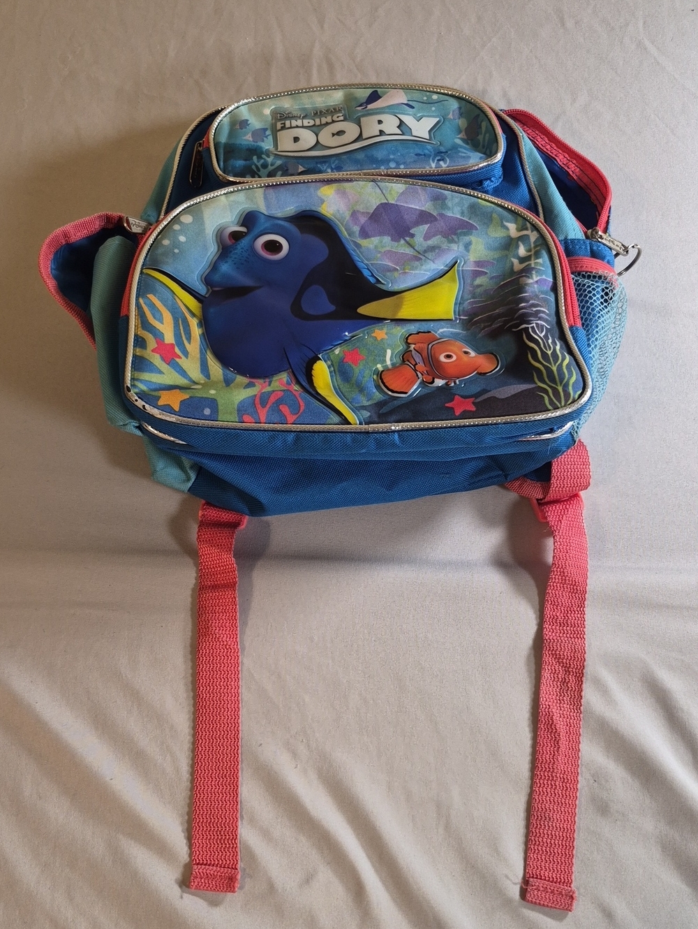 Finding Dory Kids Backpack - Blue and Pink